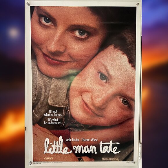 LITTLE MAN TATE (1991) - ORIGINAL DOUBLE SIDED ADVANCE MOVIE POSTER - Picture 1 of 2